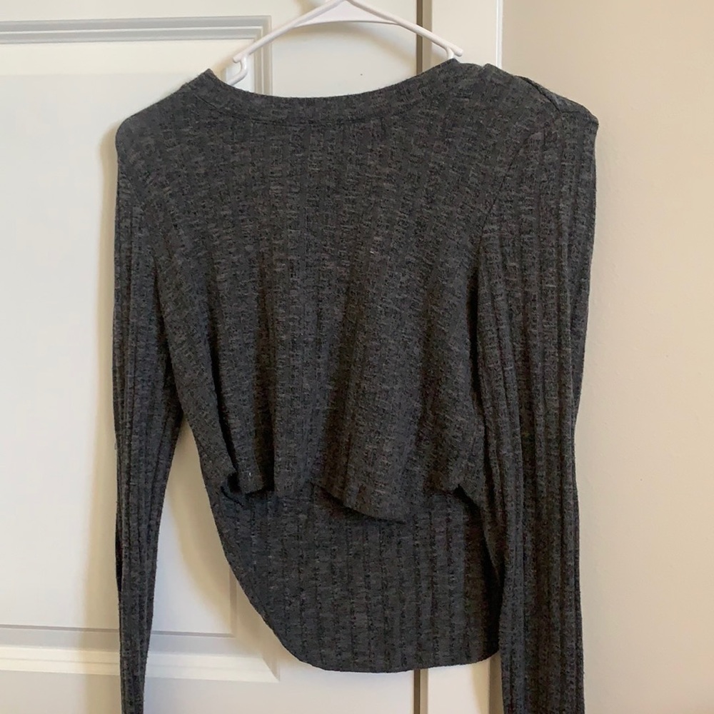 Aeropostale Long Sleeve Grey Shirt
